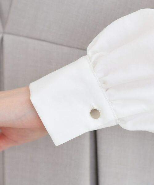 grove / グローブ シャツ・ブラウス | 【着回しカセット】袖ドッキングペプラムブラウス | 詳細15