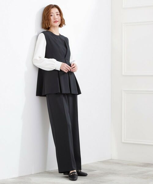 grove / グローブ シャツ・ブラウス | 【着回しカセット】袖ドッキングペプラムブラウス | 詳細7