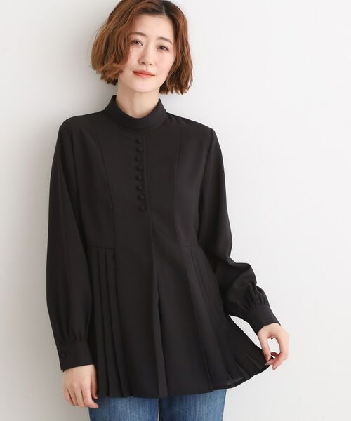 grove / グローブ シャツ・ブラウス | 裾プリーツ取り外しボウタイブラウス | 詳細12