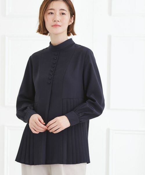 grove / グローブ シャツ・ブラウス | 裾プリーツ取り外しボウタイブラウス | 詳細18