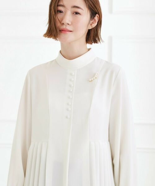 grove / グローブ シャツ・ブラウス | 裾プリーツ取り外しボウタイブラウス | 詳細4