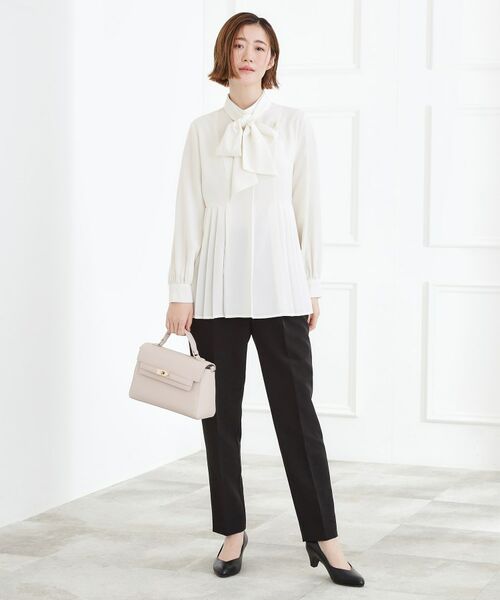 grove / グローブ シャツ・ブラウス | 裾プリーツ取り外しボウタイブラウス | 詳細6
