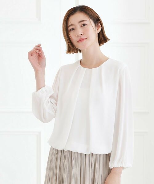 grove / グローブ シャツ・ブラウス | パーツ付き裾バルーンブラウス | 詳細4