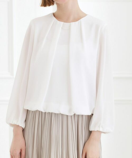 grove / グローブ シャツ・ブラウス | パーツ付き裾バルーンブラウス | 詳細7