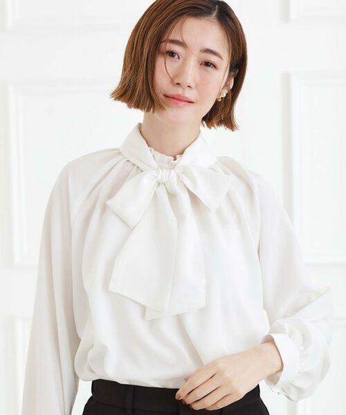 grove / グローブ シャツ・ブラウス | 【マルチWAY】アソートボウタイブラウス | 詳細1