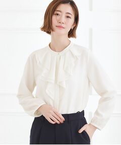 grove / グローブ シャツ・ブラウス | フロントラッフルフリルブラウス