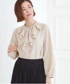 grove / グローブ シャツ・ブラウス | フロントラッフルフリルブラウス