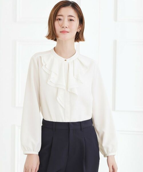 grove / グローブ シャツ・ブラウス | フロントラッフルフリルブラウス | 詳細2