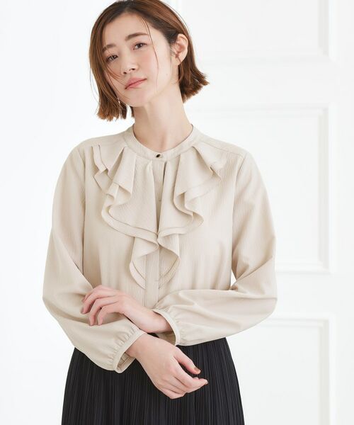 grove / グローブ シャツ・ブラウス | フロントラッフルフリルブラウス | 詳細6