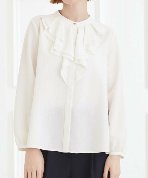 grove / グローブ シャツ・ブラウス | フロントラッフルフリルブラウス | 詳細9