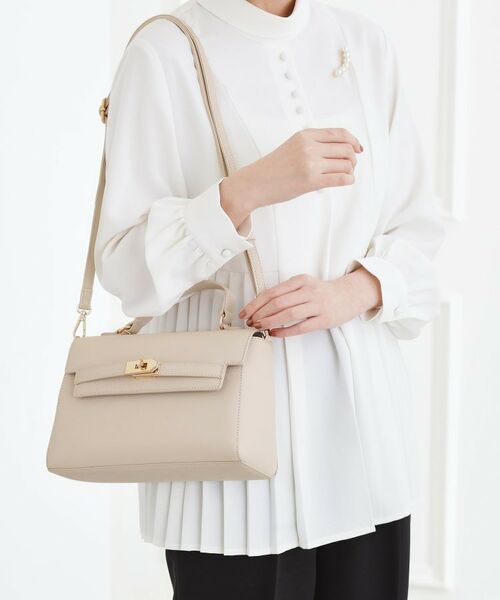 grove / グローブ ショルダーバッグ | フラップベルトカクシボショルダー(ライトベージュ(051))