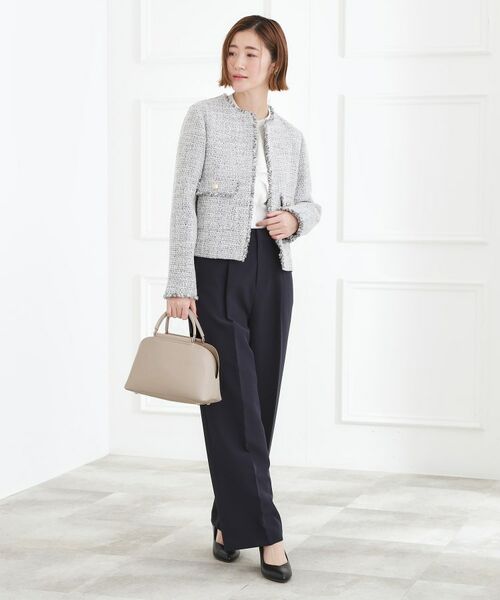 grove / グローブ ハンドバッグ | 【ハレの日にもデイリーにも】バーハンドルラウンド2WAYトート | 詳細2