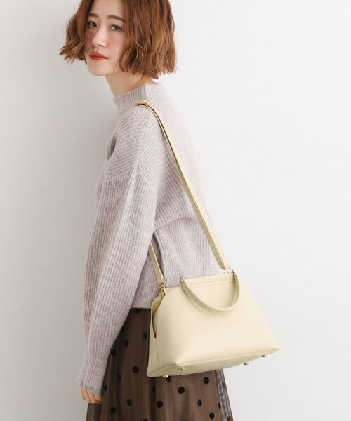 grove / グローブ ハンドバッグ | 【ハレの日にもデイリーにも】バーハンドルラウンド2WAYトート | 詳細5