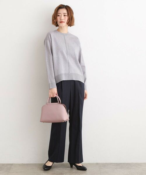 grove / グローブ ハンドバッグ | 【ハレの日にもデイリーにも】バーハンドルラウンド2WAYトート | 詳細8