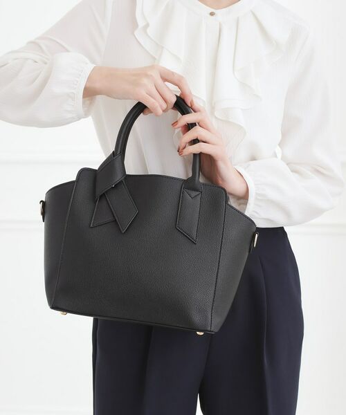 grove/グローブ 【人間工学】ノットハンドル2WAYトート ブラック(019) 00