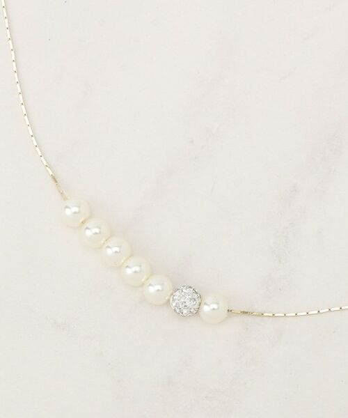 grove / グローブ ネックレス・ペンダント・チョーカー | パール調ロンデルネックレス | 詳細1
