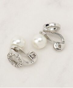 grove / グローブ ピアス・イヤリング | リバーシブルパール調ビジューイヤリング