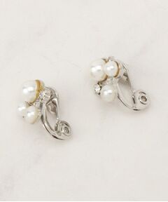 grove / グローブ ピアス・イヤリング | 痛くなりにくいパール調ビジューイヤリング