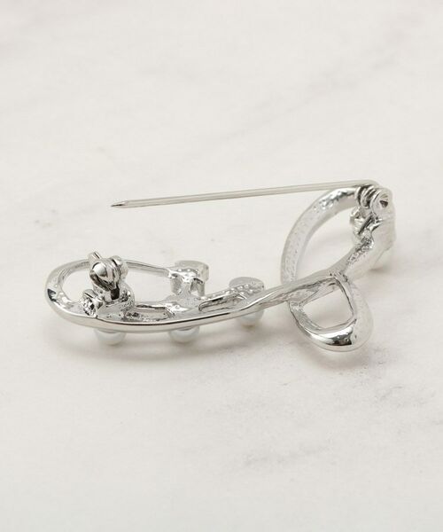 grove / グローブ ブローチ・コサージュ | パール調ビジューブローチ | 詳細3