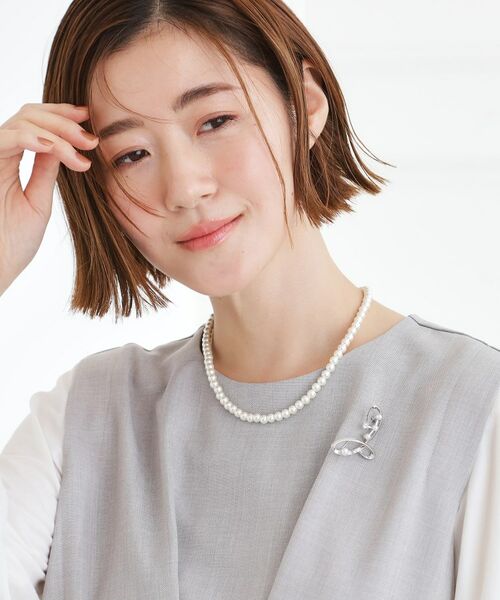 grove / グローブ ブローチ・コサージュ | パール調ビジューブローチ | 詳細6