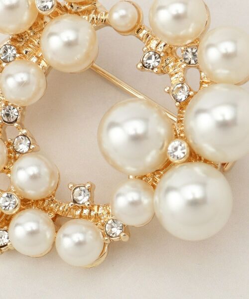 grove / グローブ ブローチ・コサージュ | ラウンドパール調ブローチ | 詳細4