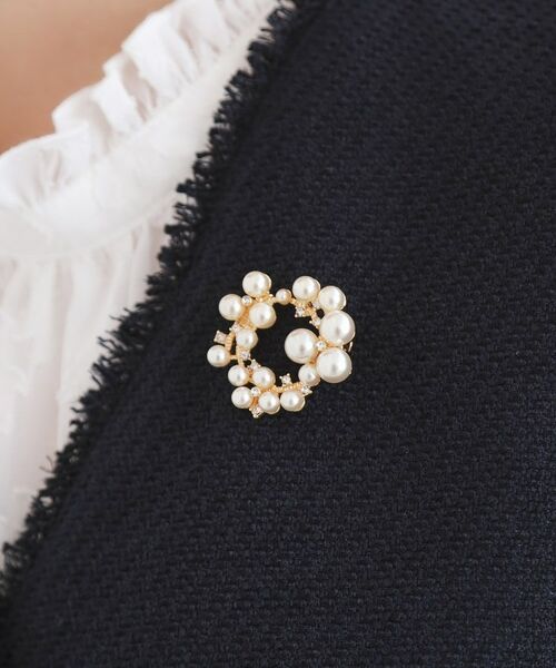 grove / グローブ ブローチ・コサージュ | ラウンドパール調ブローチ | 詳細5