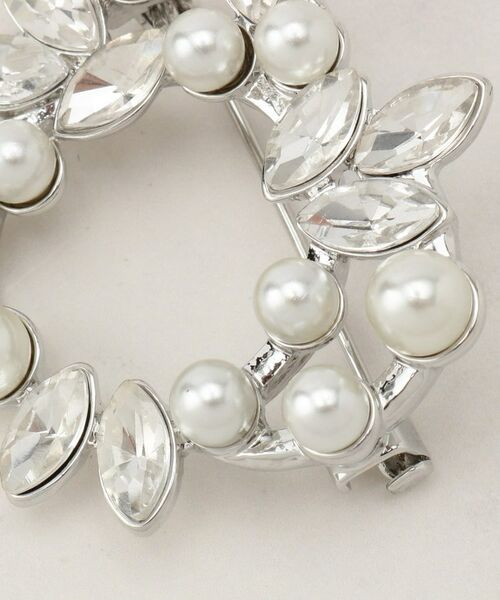 grove / グローブ ブローチ・コサージュ | リーフビジューパール調ブローチ | 詳細4