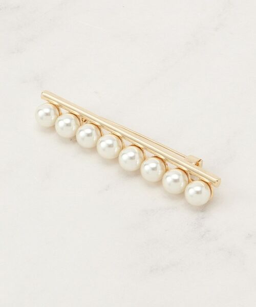 grove / グローブ ブローチ・コサージュ | ラインパール調ブローチ | 詳細1