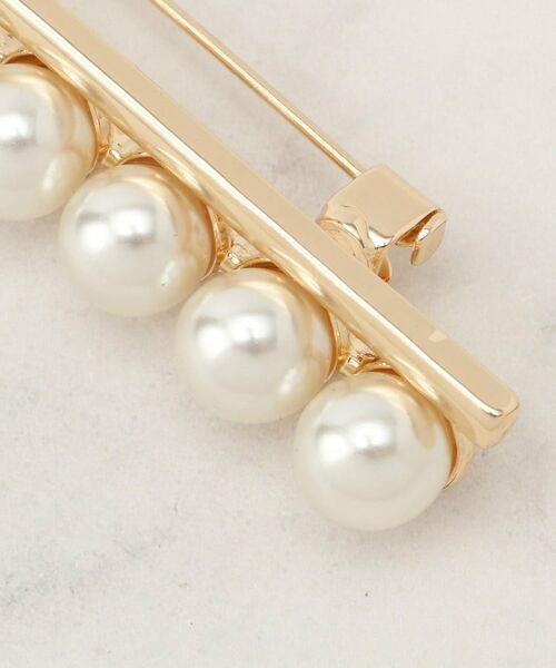 grove / グローブ ブローチ・コサージュ | ラインパール調ブローチ | 詳細4