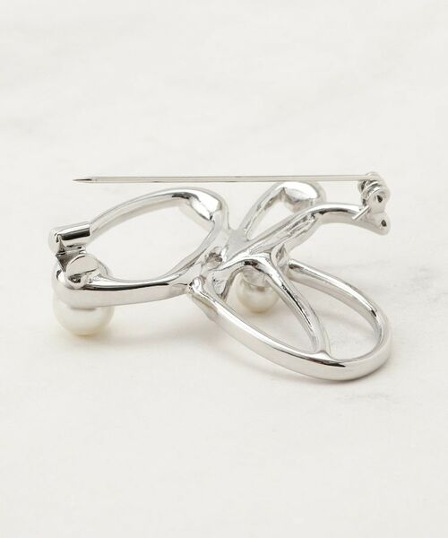 grove / グローブ ブローチ・コサージュ | パール調ビジューメタルアートブローチ | 詳細3