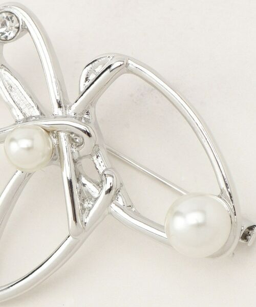 grove / グローブ ブローチ・コサージュ | パール調ビジューメタルアートブローチ | 詳細4