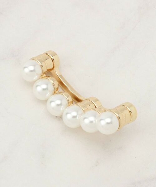 grove / グローブ ブローチ・コサージュ | マグネットRラインパール調ブローチ | 詳細1