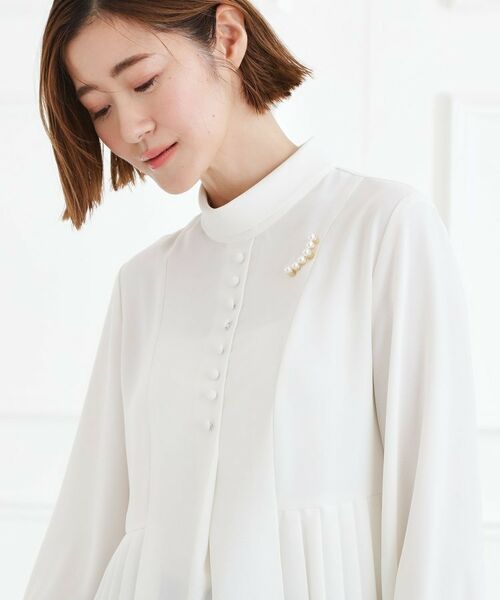 grove / グローブ ブローチ・コサージュ | マグネットRラインパール調ブローチ | 詳細6