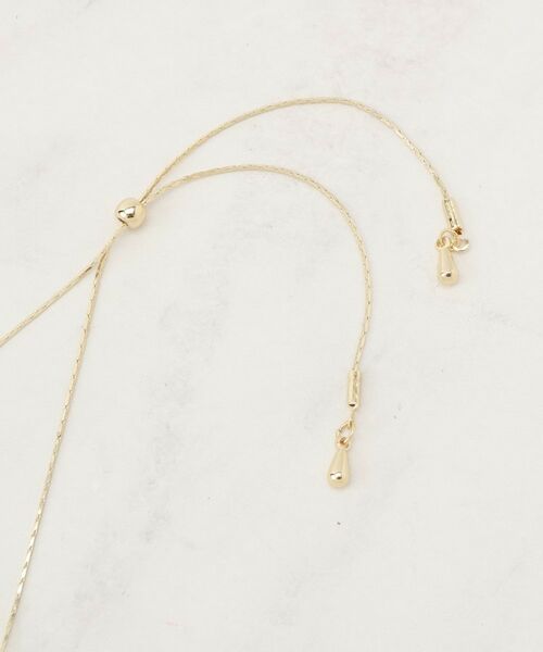 grove / グローブ ネックレス・ペンダント・チョーカー | 飛ばしパール調アジャスタブルネックレス | 詳細3