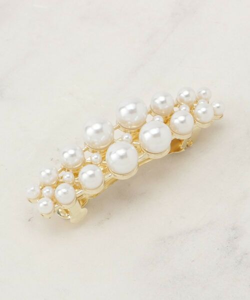 grove / グローブ ヘアアクセサリー | グラデーションパール調バレッタ | 詳細1