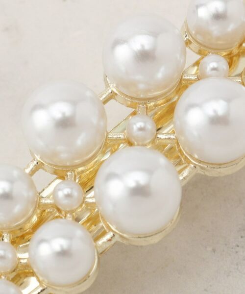 grove / グローブ ヘアアクセサリー | グラデーションパール調バレッタ | 詳細4