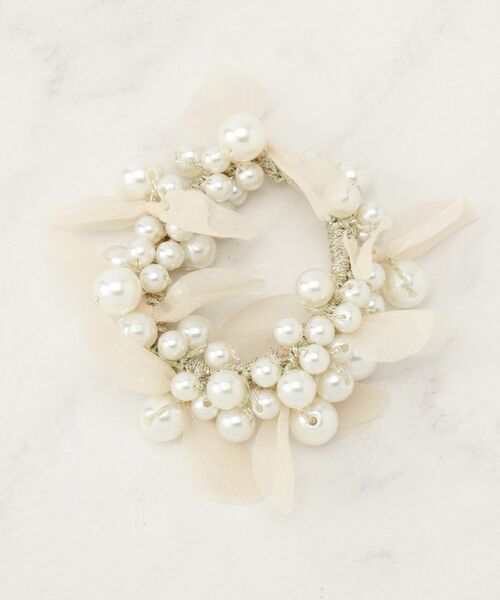 grove / グローブ ヘアアクセサリー | パール調シフォンゴム | 詳細2