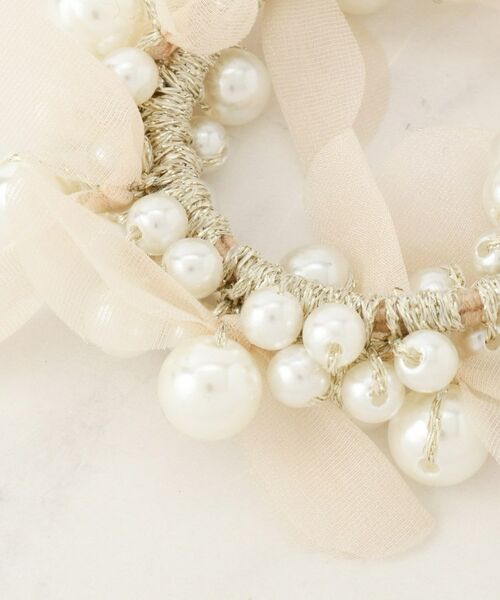 grove / グローブ ヘアアクセサリー | パール調シフォンゴム | 詳細3