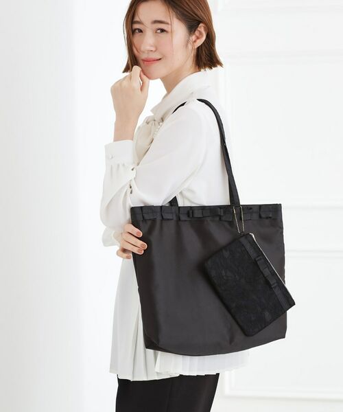 grove / グローブ トートバッグ | 【セレモニー】レースポーチA4ポケッタブルトート | 詳細1