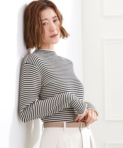 grove / グローブ ニット・セーター | ベーシックリブニットプルオーバー(オフホワイト(303))