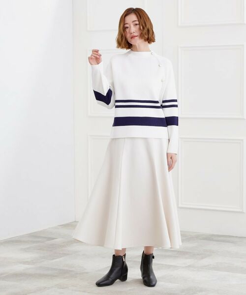 grove / グローブ ニット・セーター | ラグランスリーブ肩釦ニット | 詳細15