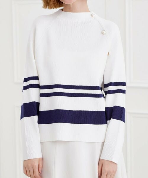 grove / グローブ ニット・セーター | ラグランスリーブ肩釦ニット | 詳細22