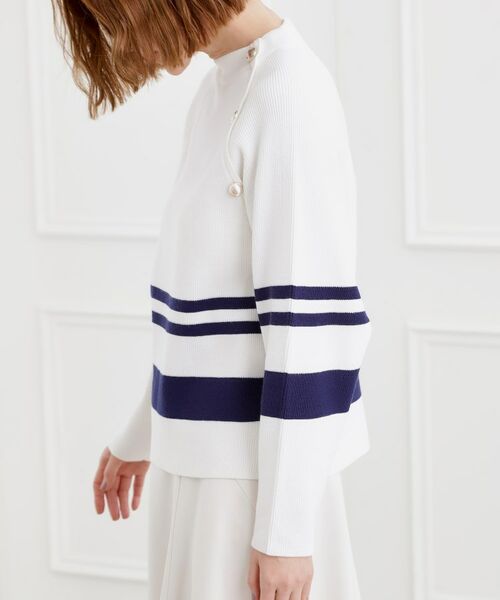 grove / グローブ ニット・セーター | ラグランスリーブ肩釦ニット | 詳細23