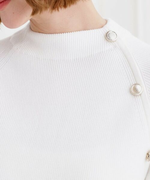 grove / グローブ ニット・セーター | ラグランスリーブ肩釦ニット | 詳細25
