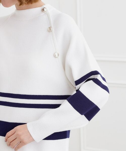 grove / グローブ ニット・セーター | ラグランスリーブ肩釦ニット | 詳細26