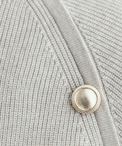 grove / グローブ ニット・セーター | ラグランスリーブ肩釦ニット | 詳細4