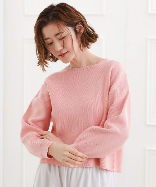 grove / グローブ ニット・セーター | もちもち畦編みクルーネックニット | 詳細10