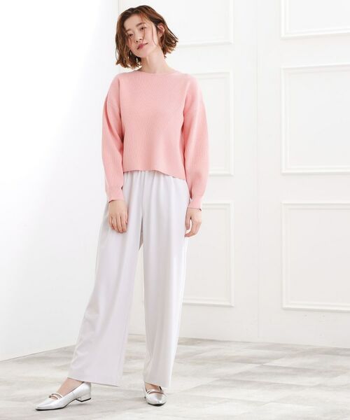 grove / グローブ ニット・セーター | もちもち畦編みクルーネックニット | 詳細11