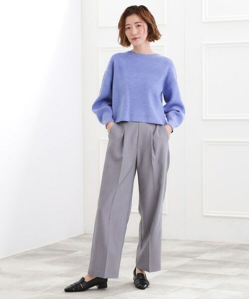 grove / グローブ ニット・セーター | もちもち畦編みクルーネックニット | 詳細15