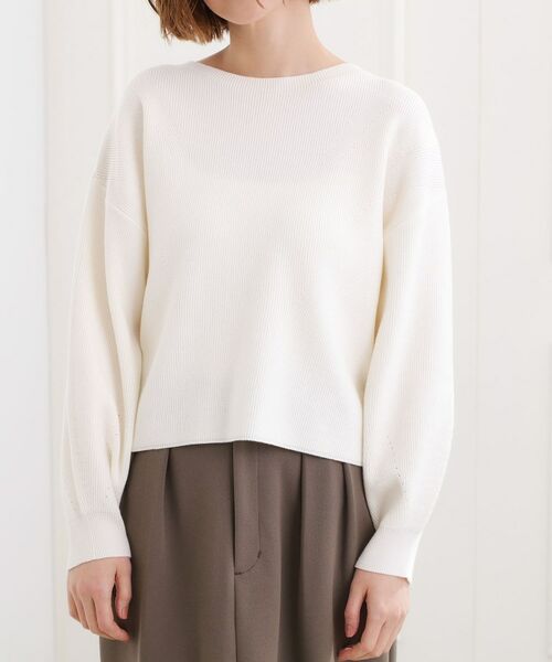 grove / グローブ ニット・セーター | もちもち畦編みクルーネックニット | 詳細17